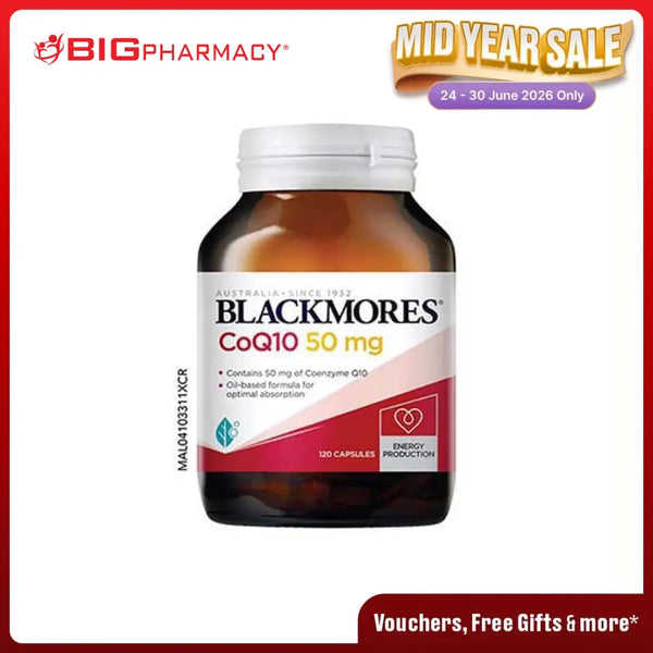 BLACKMORES COQ10 50MG 120S