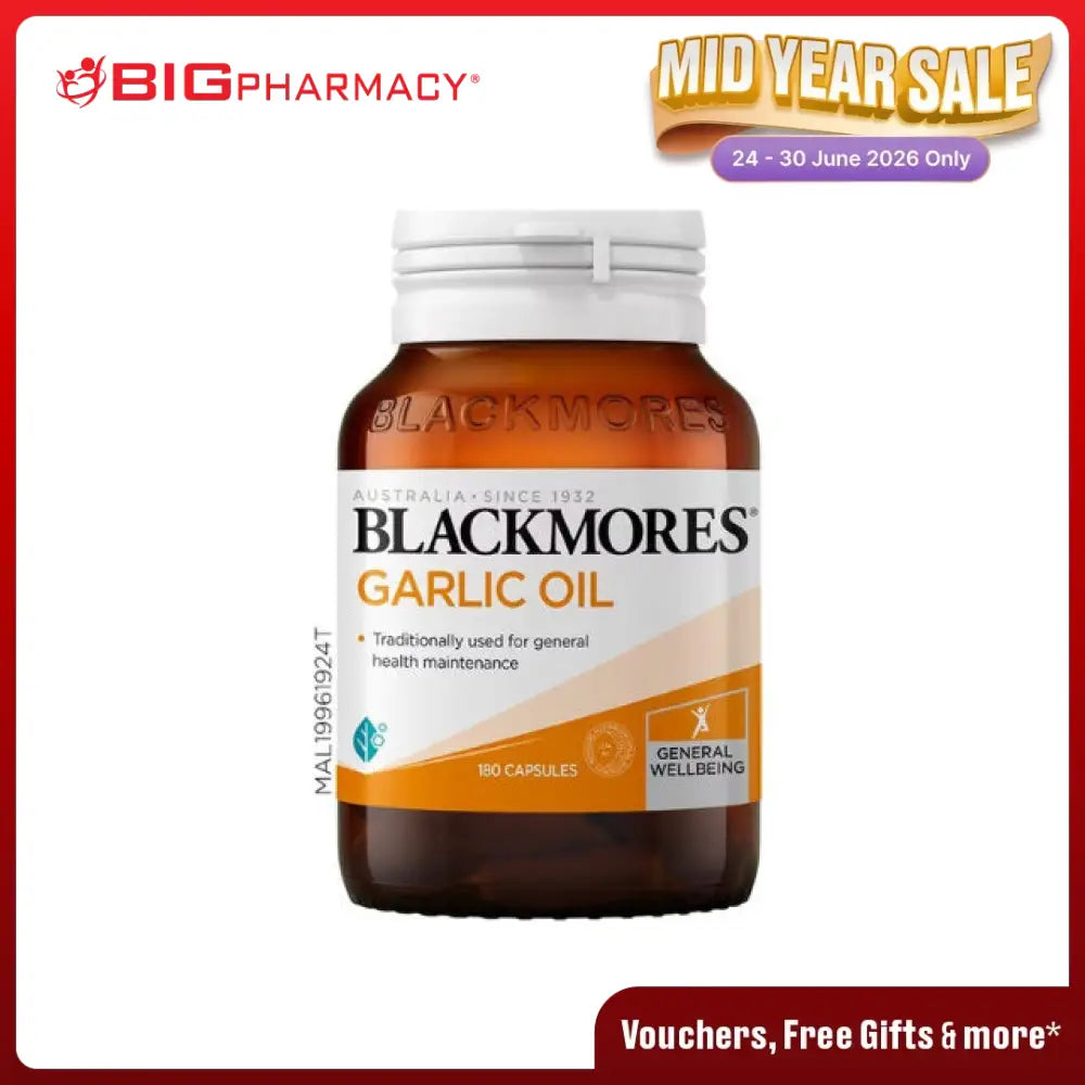 BLACKMORES GARLIC OIL 180S