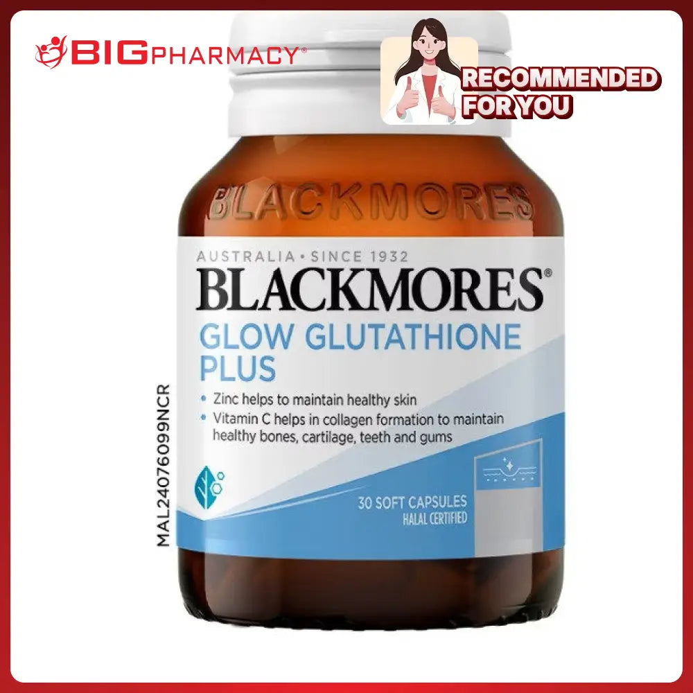 BLACKMORES GLOW GLUTATHIONE PLUS 250MG 30S