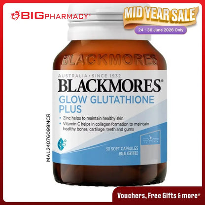 BLACKMORES GLOW GLUTATHIONE PLUS 250MG 30S