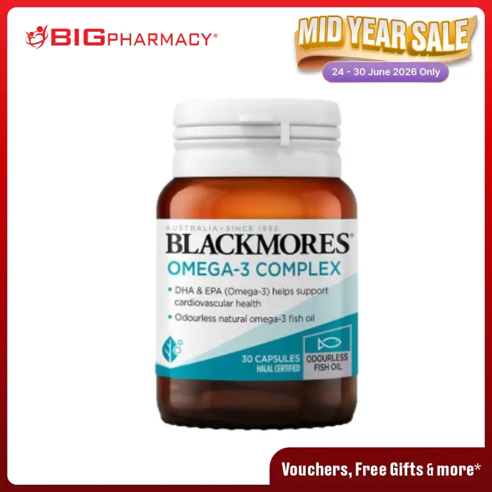 BLACKMORES OMEGA-3 COMPLEX 30S