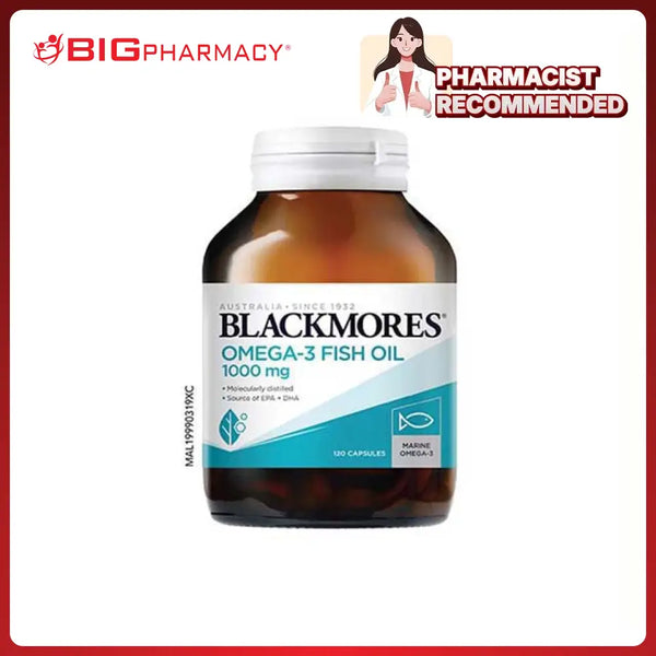 BLACKMORES OMEGA-3 FISH OIL 1000MG 120S