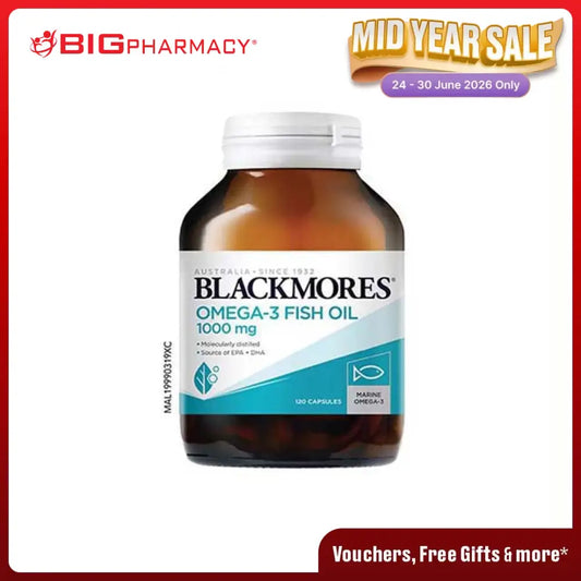 BLACKMORES OMEGA-3 FISH OIL 1000MG 120S