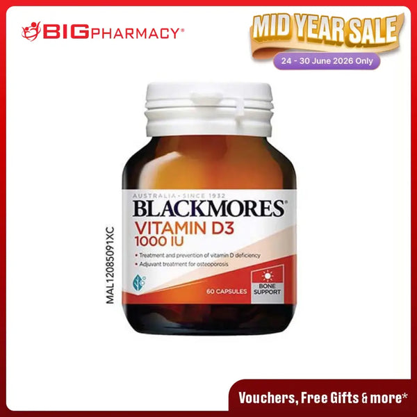 BLACKMORES VITAMIN D3 1000IU 60S