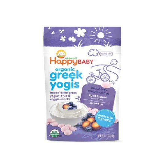 HAPPY BABY YOGIS YOGURT BLUEBERRY & PURPLE CARROT 28G