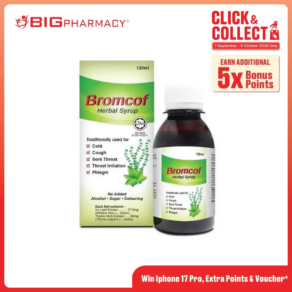 BROMCOF HERBAL SYRUP 120ML