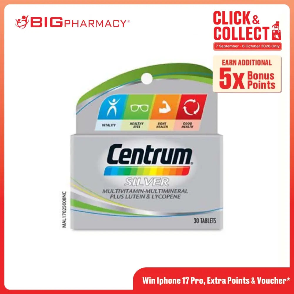 CENTRUM SILVER TAB 30S