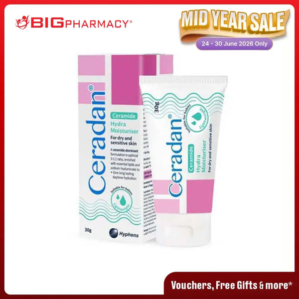 CERADAN HYDRA MOISTURISER 30G