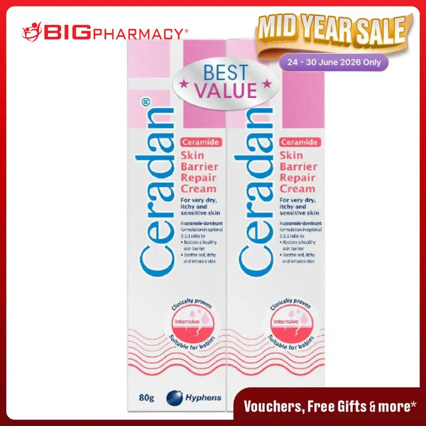 CERADAN SKIN BARRIER REPAIR CREAM 80G 2S