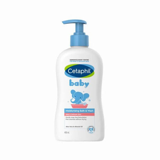 CETAPHIL BABY ULTRA MOISTURISING BATH & WASH 400ML