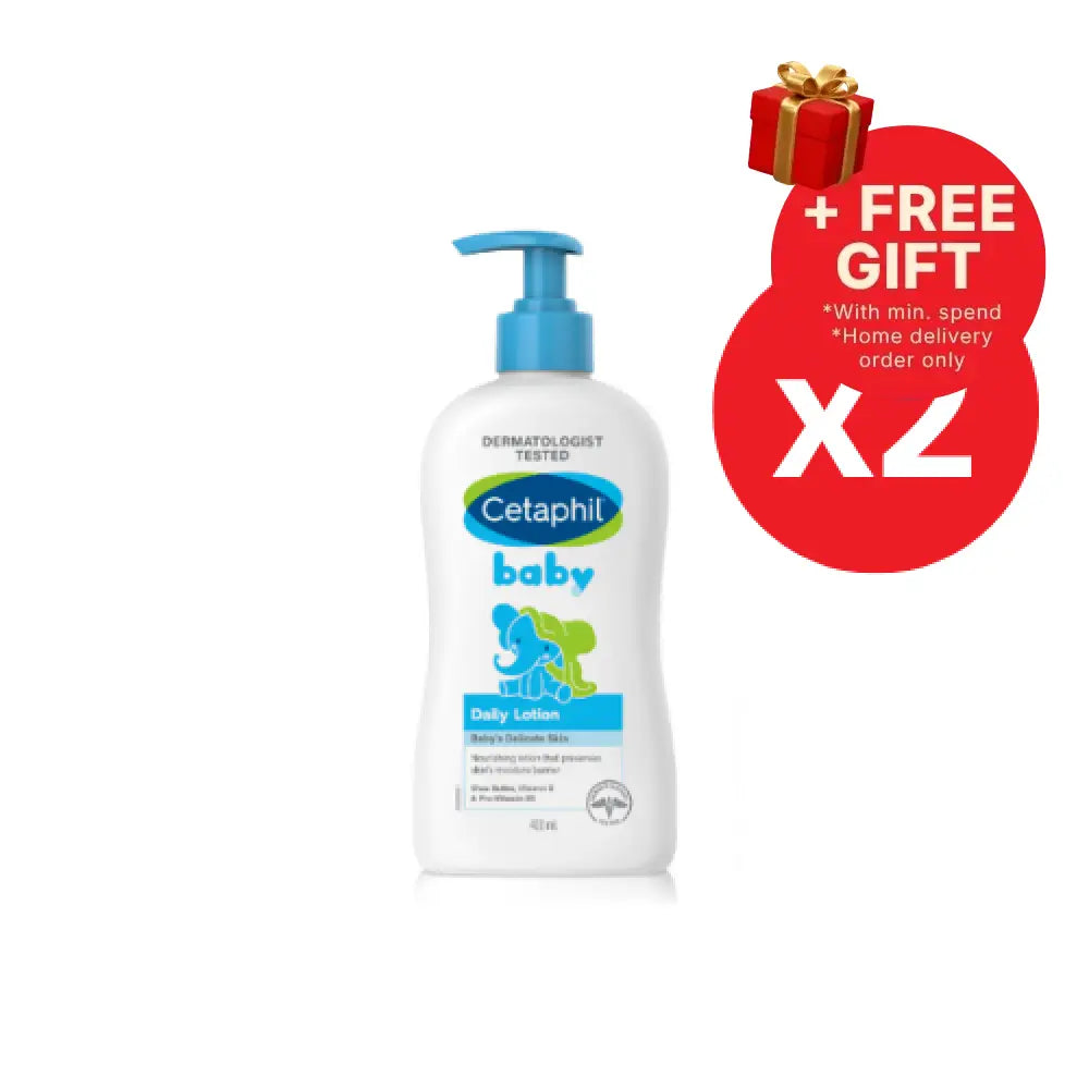 CETAPHIL BABY DAILY LOTION 400ML X2