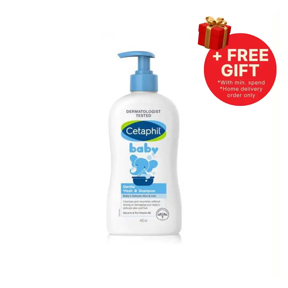 CETAPHIL BABY GENTLE WASH & SHAMPOO 400ML