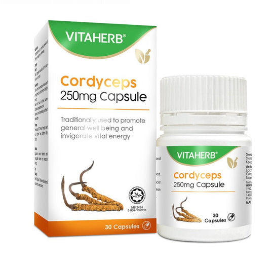 VITAHERB CORDYCEPS 250MG 30S