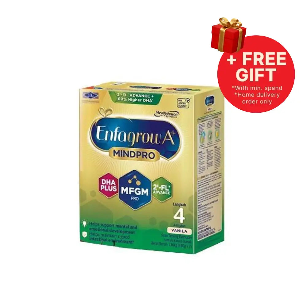 ENFAGROW A+ MINDPRO 2FL STEP 4 VANILLA 580G