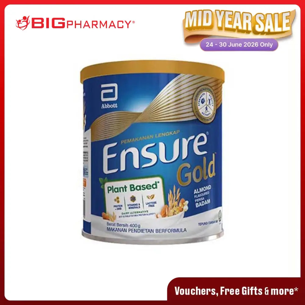 ENSURE GOLD (HMB) PLANT BASED ALMOND 400G