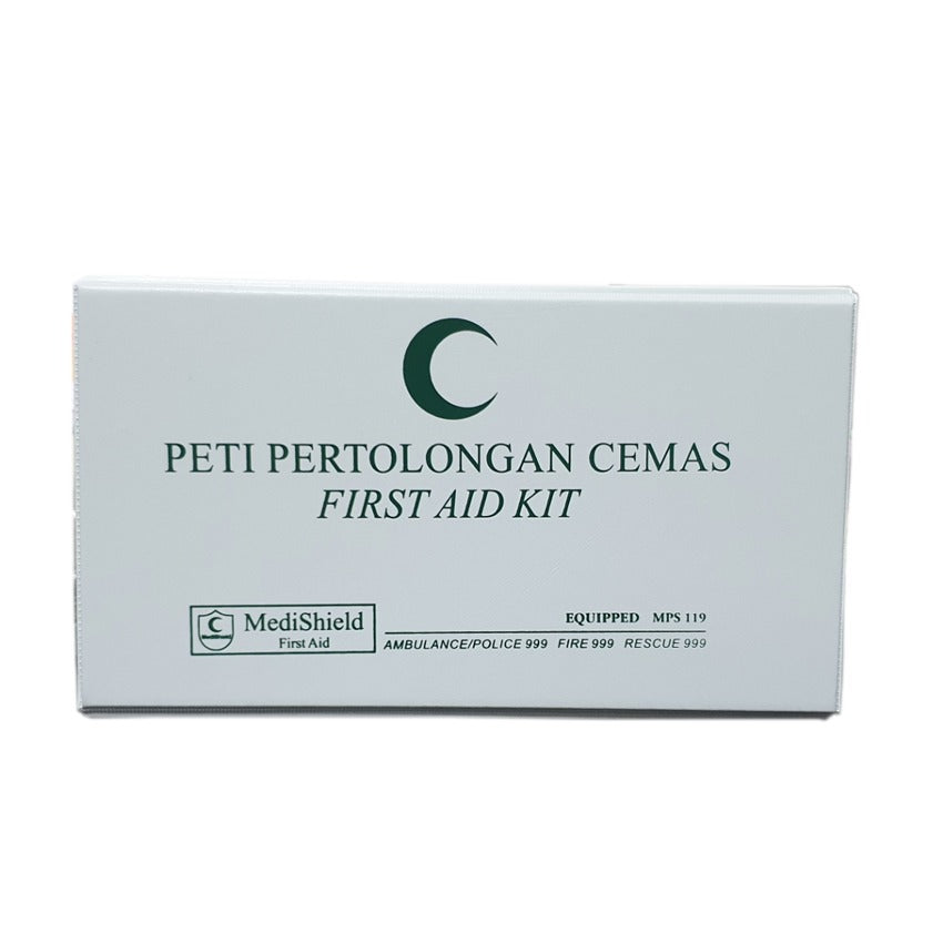 MEDISHIELD EMPTY PVC FIRST AID BOX MPS 119