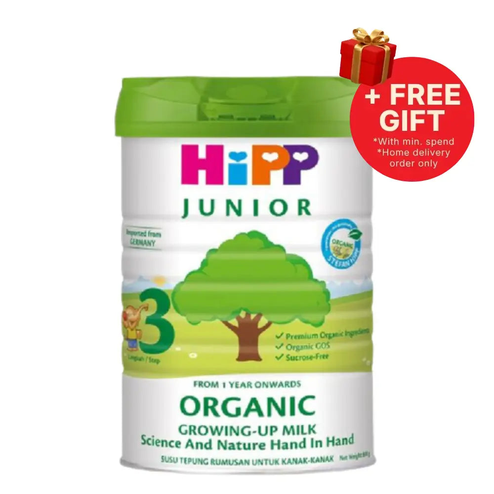 HIPP JUNIOR ORGANIC GROWING-UP MILK STEP 3 (1-3 YEAR) 800G