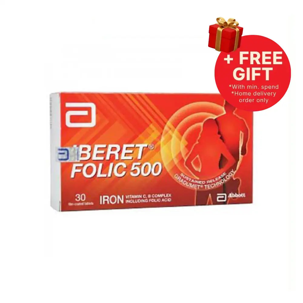 IBERET FOLIC 500MG 30S