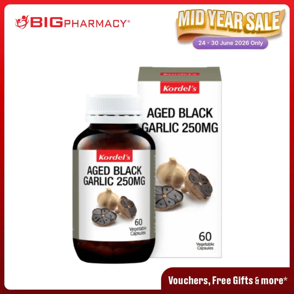 KORDELS AGE BLACK GARLIC 250MG 60S