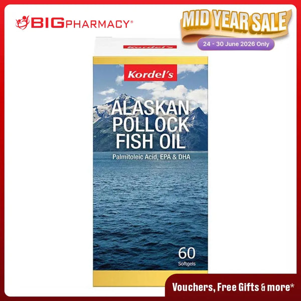 KORDELS ALASKAN POLLOCK FISH OIL 60S