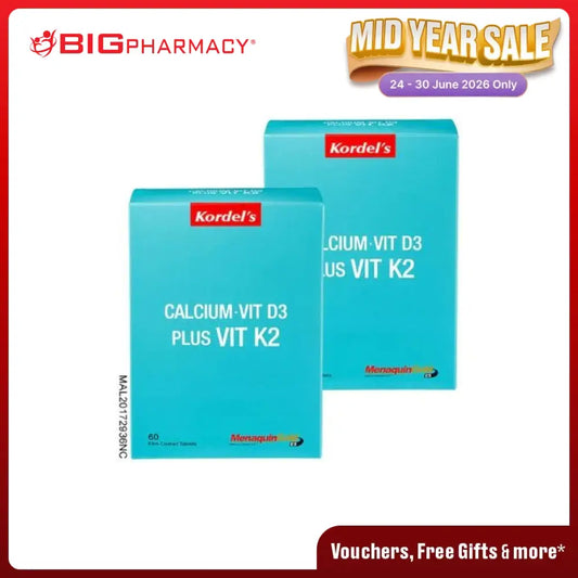 KORDELS CALCIUM VIT D3 PLUS K2 60SX2