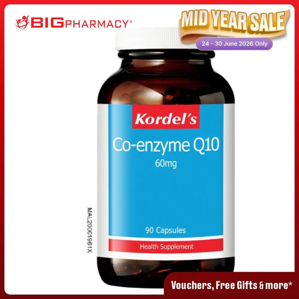 KORDELS CO-ENZYME Q10 60MG 90S