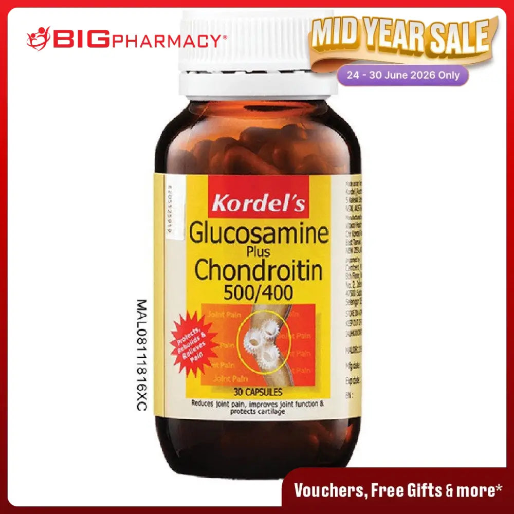 KORDELS GLUCOSAMINE + CHONDROITIN 30S