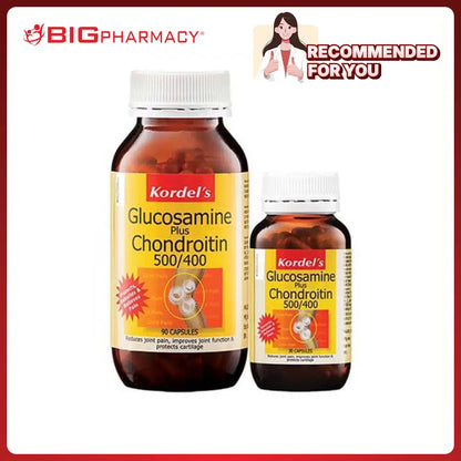 KORDELS GLUCOSAMINE + CHONDROITIN 90S + 30S