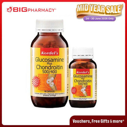 KORDELS GLUCOSAMINE + CHONDROITIN 90S + 30S