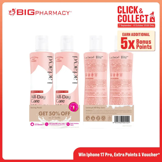 LACTACYD ALL DAY CARE 250ML 2S