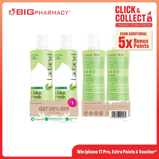 LACTACYD ODOR FRESH 250ML 2S