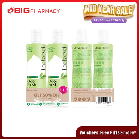 LACTACYD ODOR FRESH 250ML 2S
