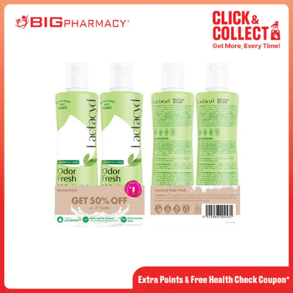 LACTACYD ODOR FRESH 250ML 2S