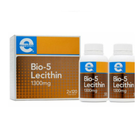 EUROBIO BIO 5 LECITHIN 1300MG 2X120S