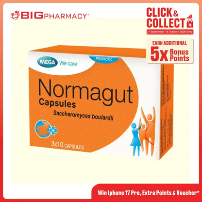 MEGA NORMAGUT 250MG CAP 30S
