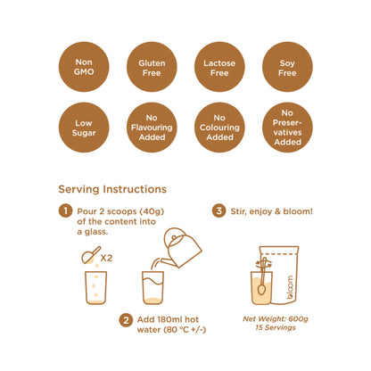 BLOOM COLLAGEN SIGNATURE COFFEE (600G)