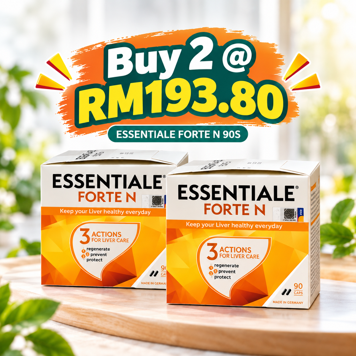 [Bundle of 2] ESSENTIALE FORTE N 90S