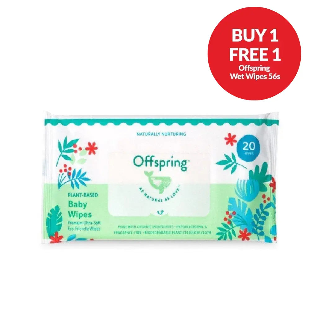 OFFSPRING PLANT-BASED WIPES 20S x 12