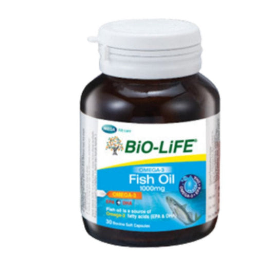 BIO-LIFE OMEGA-3 FISH OIL 1000MG 30S
