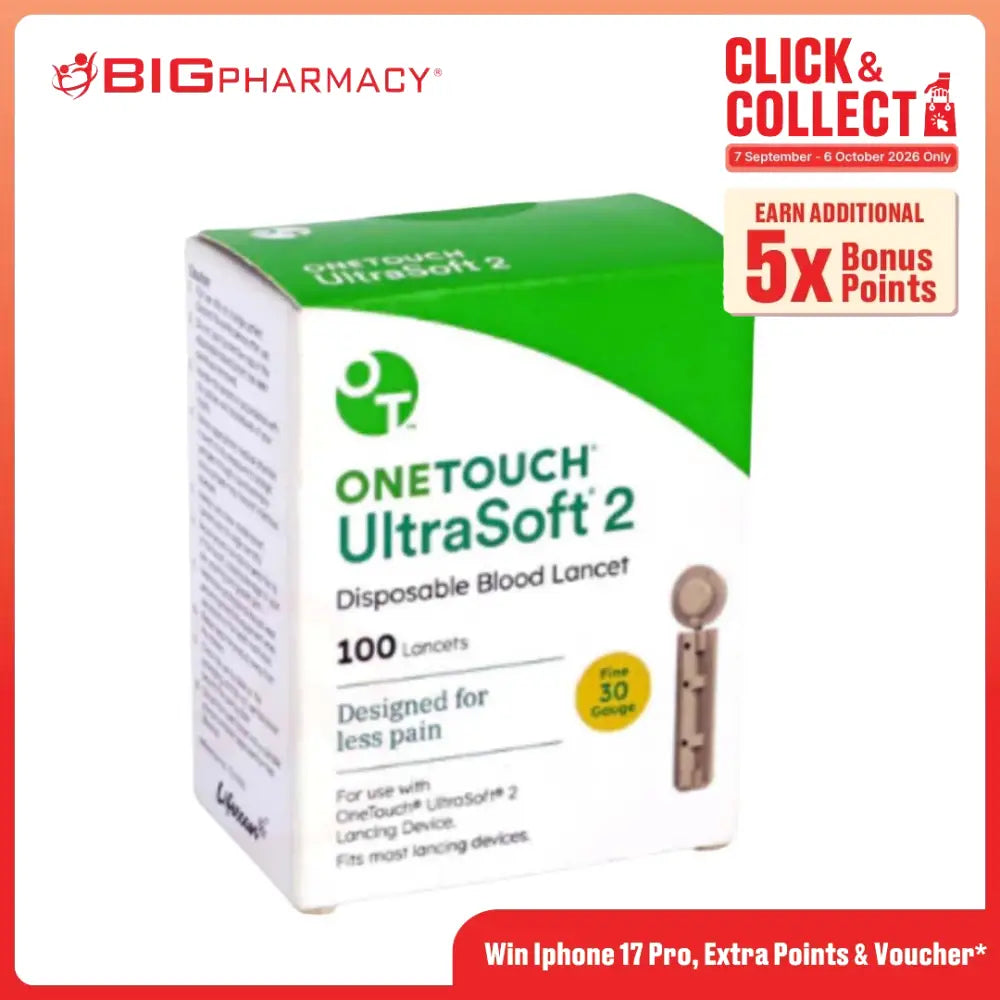 ONETOUCH ULT SOFT 2 LANCET 100S