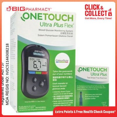 ONETOUCH ULTRA PLUS FLEX METER STARTER KIT + ULTRA PLUS STRIP 25S