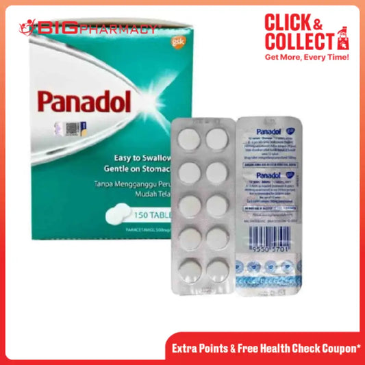 PANADOL COATED 500MG TAB 10SX15