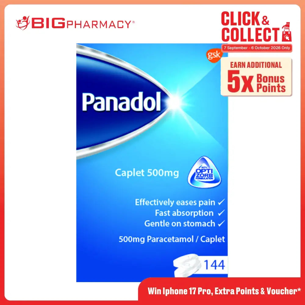 PANADOL OPTIZORB CAPLET 500MG 12SX12