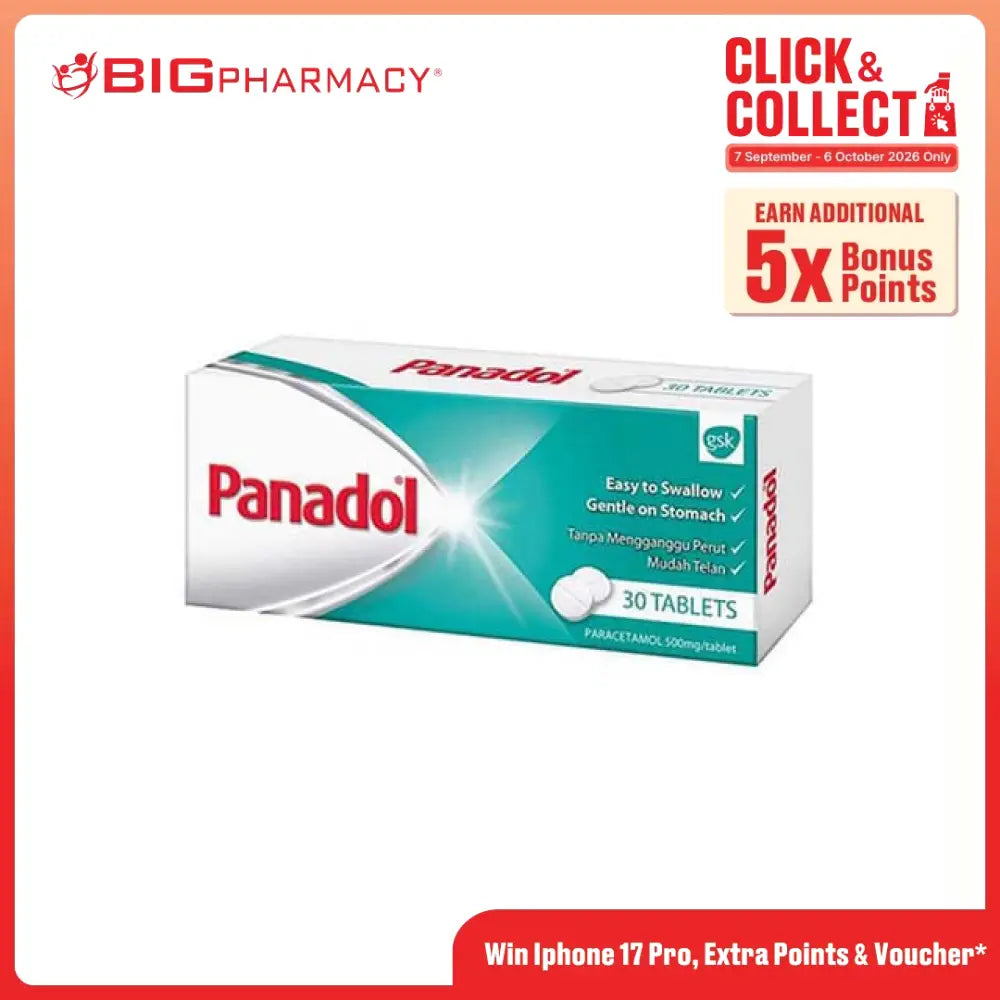 PANADOL REGULAR TABLET 500MG 10SX3