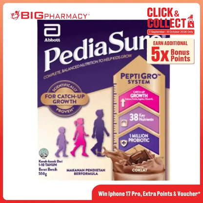 PEDIASURE 10+ CHOCOLATE BIB 550G