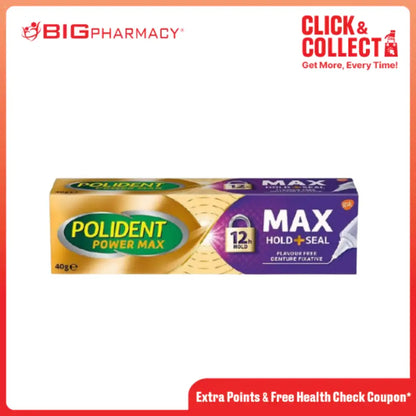 POLIDENT MAX HOLD + SEAL 40G