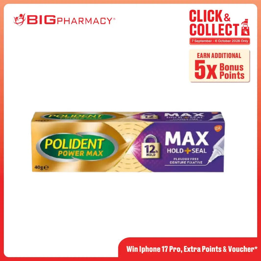 POLIDENT MAX HOLD + SEAL 40G