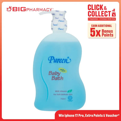 PUREEN BABY BATH MILD & GENTLE W/ VIT. E 750ML