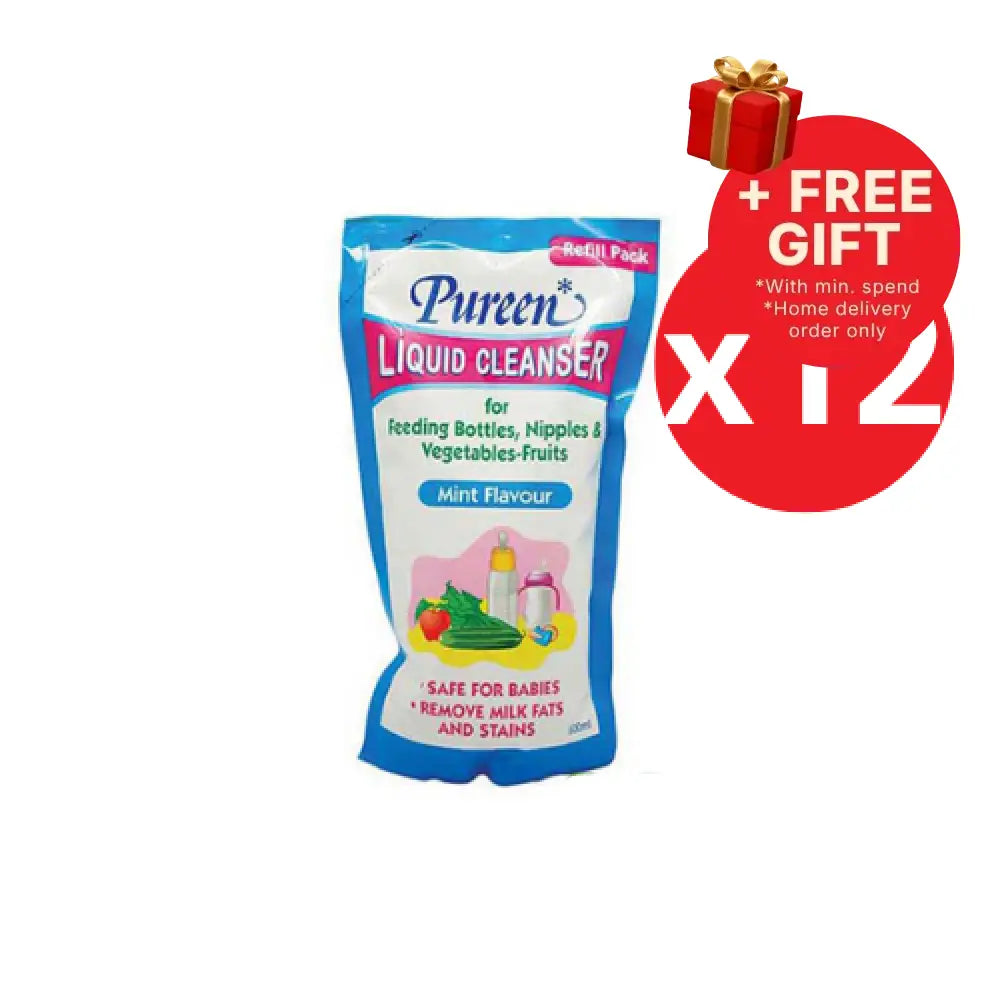 PUREEN LIQUID CLEANSER (MINT) 600ML x 12