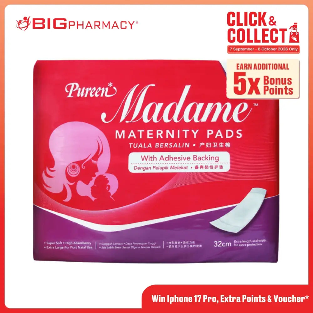 PUREEN MADAME MATERNITY PADS 30'S